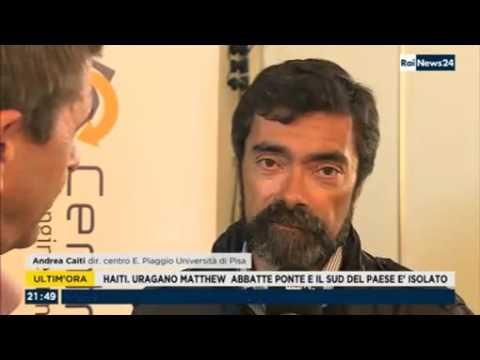 Embedded thumbnail for RaiNews24 intervista il direttore del Centro Piaggio Andrea Caiti